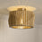 Capital Lighting Archer 1Lt Semi-Flush Mount, Blonde Wood/Brass