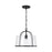 Capital Lighting Madison 1 Light Semi Flush, Clear Seeded