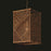 Capital Lighting Soleil 3 Light Semi Flush Mount, Brass/White Fabric