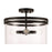 Homeplace Lighting Fuller 4 Light Semi Flush Mount