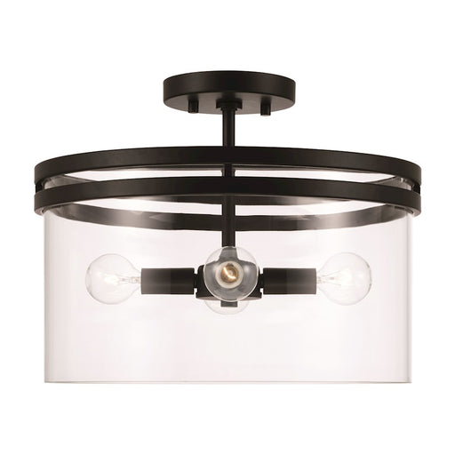 Homeplace Lighting Fuller 4 Light Semi Flush Mount
