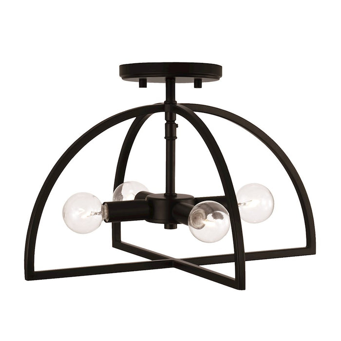 Homeplace Lighting Lawson 4 Light Semi Flush Mount
