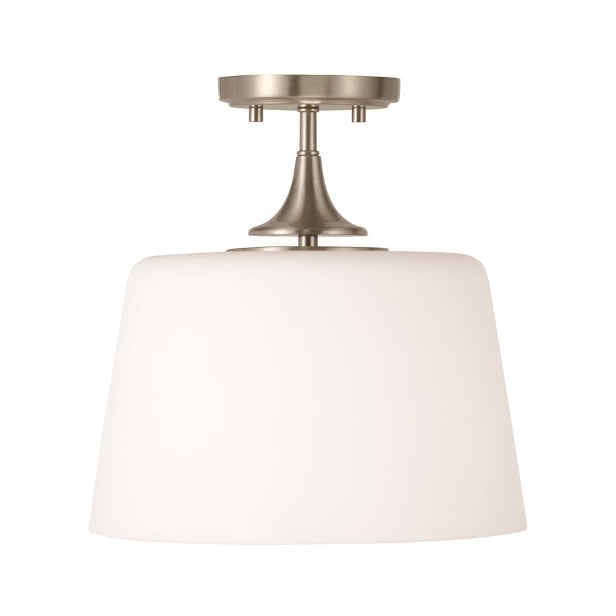 Homeplace Lighting Presley 1 Light Semi Flush Mount