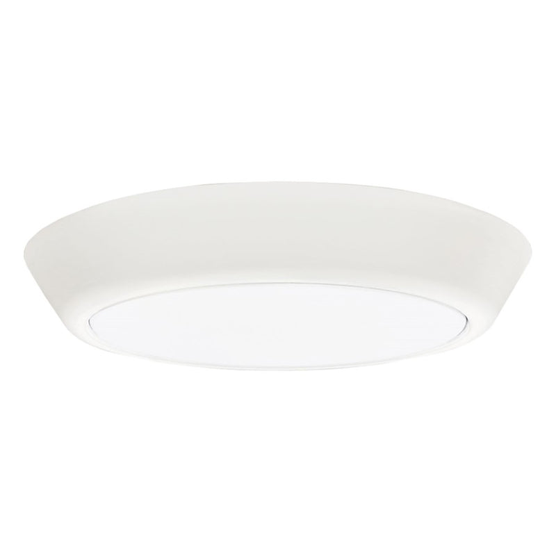 Homeplace Lighting Ryan 1 Light Led Flush Mount, White