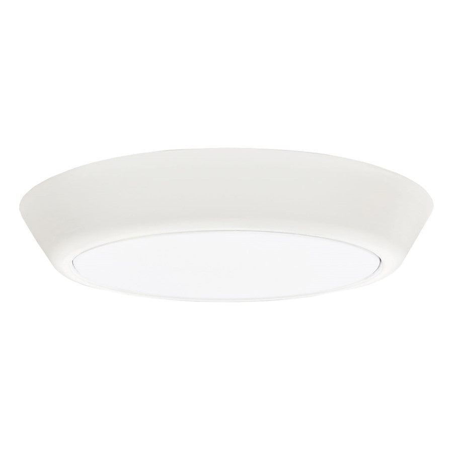 Homeplace Lighting Ryan 1 Light Led Flush Mount, White