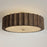 Capital Lighting Cody 4 Light Semi-Flush Mount, Matte Brass