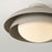 Capital Lighting Jensen 1Lt Semi-Flush Mount, Taupe/Soft White Glass
