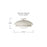 Capital Lighting Jensen 1Lt Semi-Flush Mount, Taupe/Soft White Glass