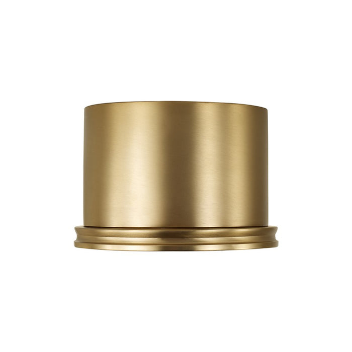 Capital Lighting Griffin 1 Light 9" Flush Mount, Aged Brass