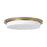 Capital Lighting Dominic 1Lt Flush Mount, Aged Brass/Soft White Glass