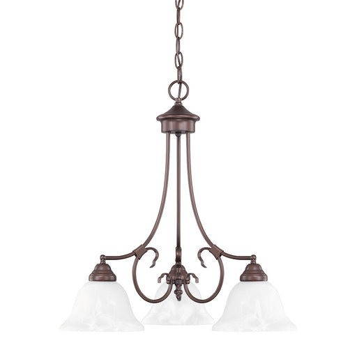 HomePlace by Capital Lighting Hometown 3 Light Chandelier, Bronze