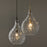 Capital Lighting Bristol 1Lt Pendant, Aged Brass/Clear Water Glass