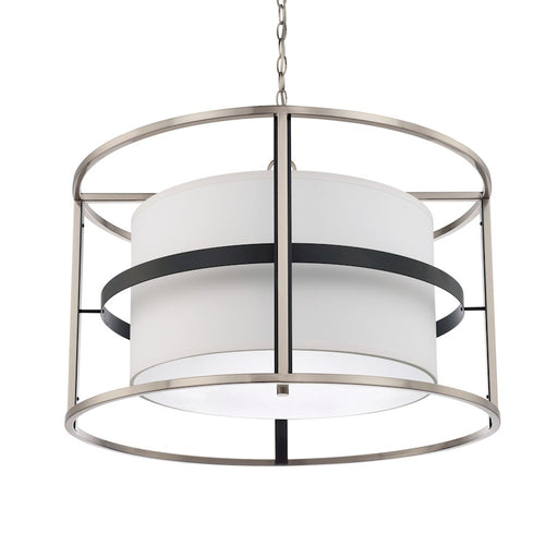 Capital Lighting Tux 4 Light Pendant, Black Tie