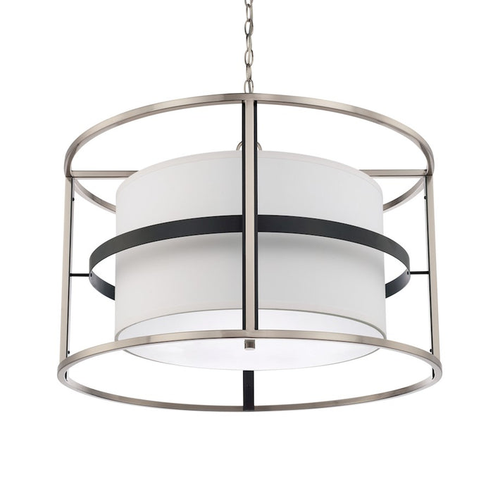 Capital Lighting Tux 4 Light Pendant, Black Tie