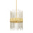 Capital Lighting Lena 4 Light Pendant, Fire and Ice