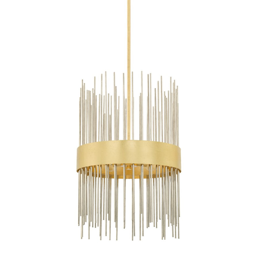 Capital Lighting Lena 4 Light Pendant, Fire and Ice