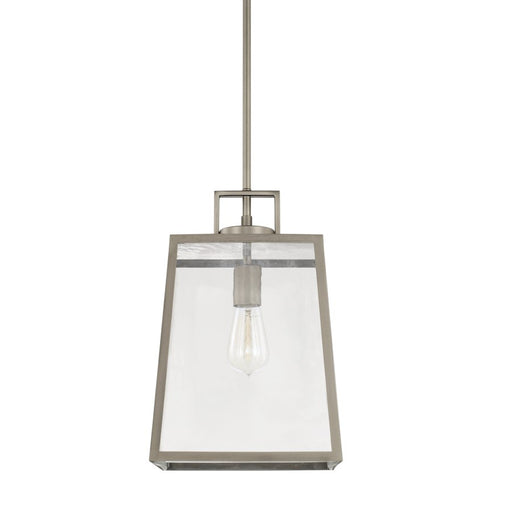 Capital Lighting Kenner 1 Light Pendant, Antique Nickel