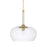 Capital Lighting 1 Light Pendant, Whisper White