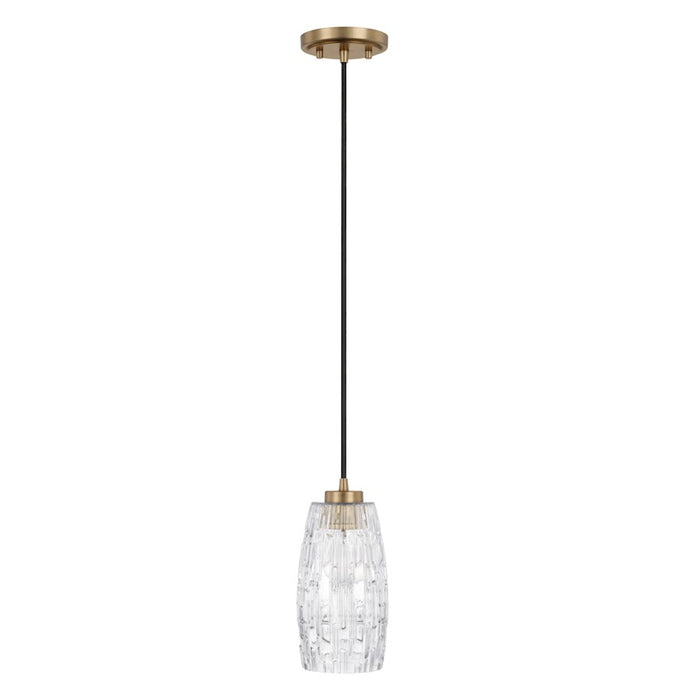 Capital Lighting 1 Light Convex Cylinder Pendant