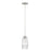Capital Lighting 1 Light Cylinder Pendant, Brushed Nickel