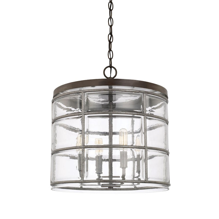 Capital Lighting Colby 4 Light Pendant, Urban Grey
