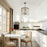 Capital Lighting Colby 4 Light Pendant, Urban Grey