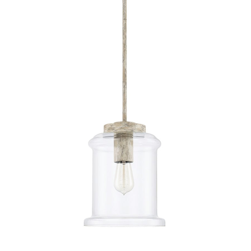 Capital Lighting Kayla 1 Light Pendant, Mystic Sand