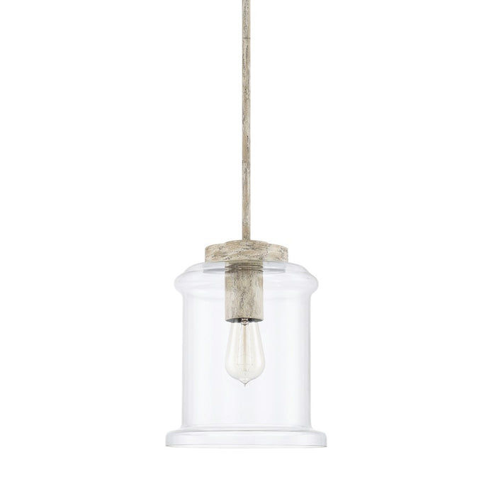 Capital Lighting Kayla 1 Light Pendant, Mystic Sand