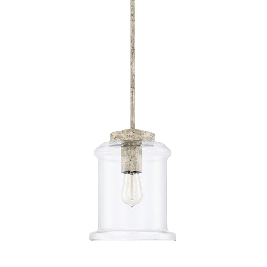 Capital Lighting Kayla 1 Light Pendant, Mystic Sand