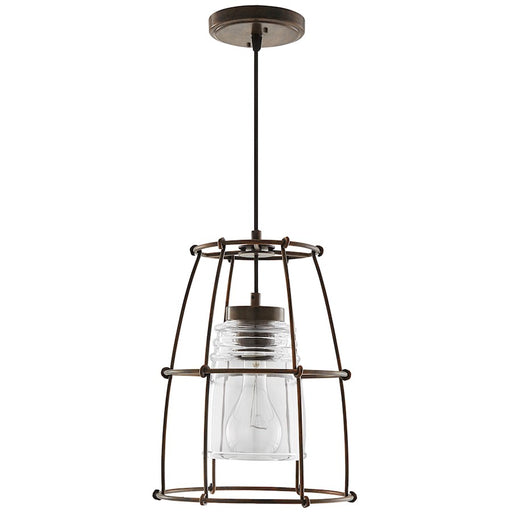 Capital Lighting Turner 1 Light Pendant, Nordic Grey