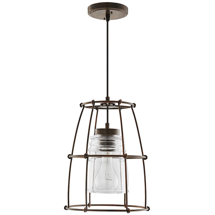 Capital Lighting Turner 1 Light Pendant, Nordic Grey