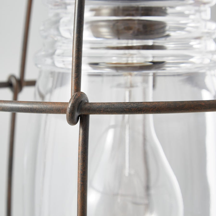 Capital Lighting Turner 1 Light Pendant, Nordic Grey