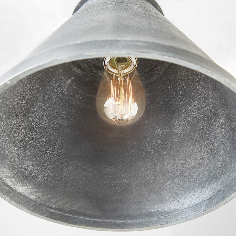Capital Lighting 1 Light Pendant, Anitque Grey