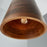Capital Lighting 1 Light Pendant, Medium Wood and Matte Brass