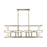 Capital Lighting 1 Light Pendant, Medium Wood and Matte Brass