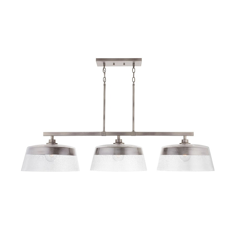 Capital Lighting 1 Light Pendant, Grey Wash