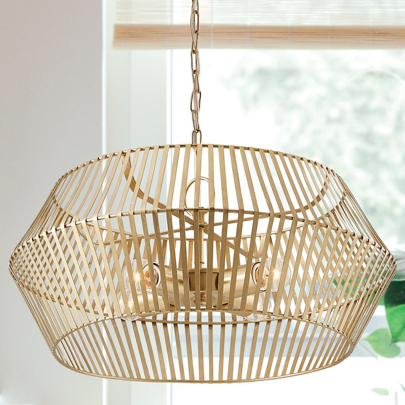 Austin Allen & Co. 4-Light Pendant, Matte Gold