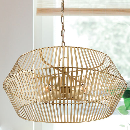 Austin Allen & Co. 4-Light Pendant, Matte Gold