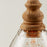 Capital Lighting 1 Light Pendant, Light Wood and Patinaed Brass