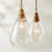 Capital Lighting 1 Light Teardrop Pendant, Wood & Patinaed Brass