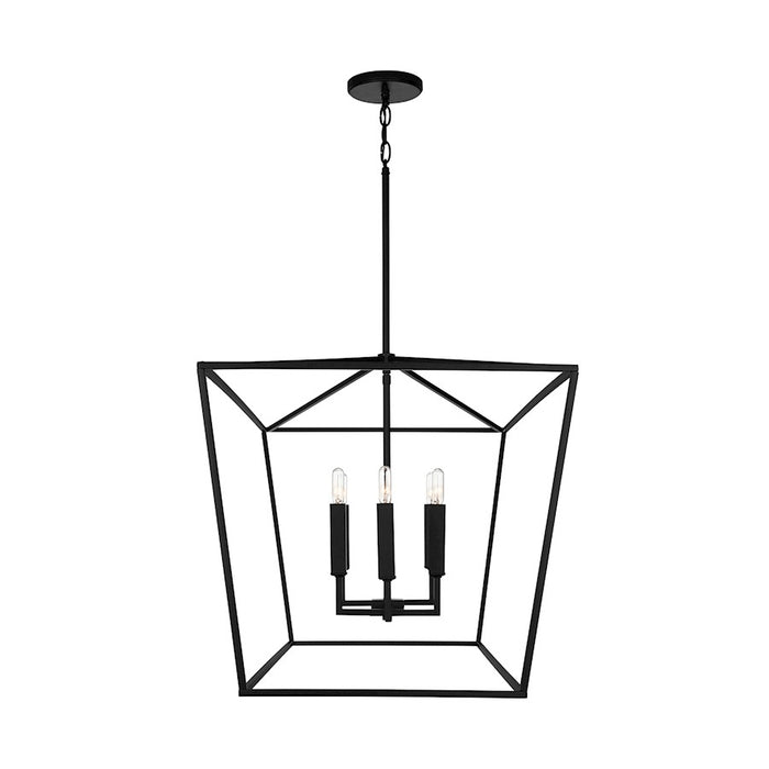 Capital Lighting 1 Light Teardrop Pendant, Wood & Patinaed Brass