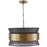 Capital Lighting 4 Light Pendant, Patinaed Brass