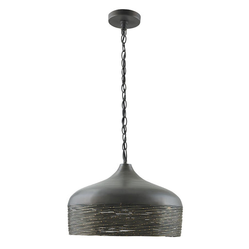 Capital Lighting Sana 1 Light Pendant, Grey Iron