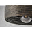 Capital Lighting Sana 1 Light Pendant, Grey Iron