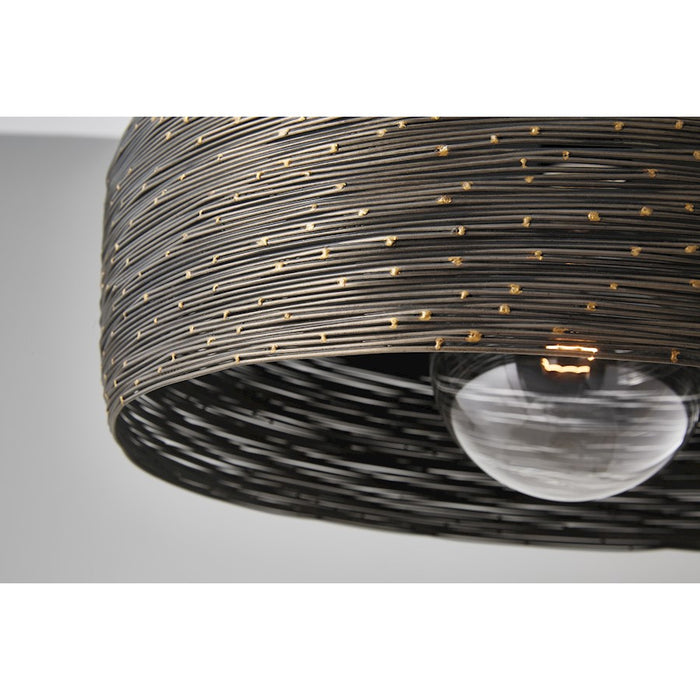 Capital Lighting Sana 1 Light Pendant, Grey Iron
