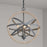 Capital Lighting 4 Light Pendant, Iron and Wood