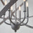 Capital Lighting 6 Light Pendant, Iron and Wood