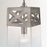 Capital Lighting 1 Light Pendant, Brushed Nickel with Clear Glass