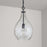 Capital Lighting 1 Light Pendant, Stone Seeded Glass