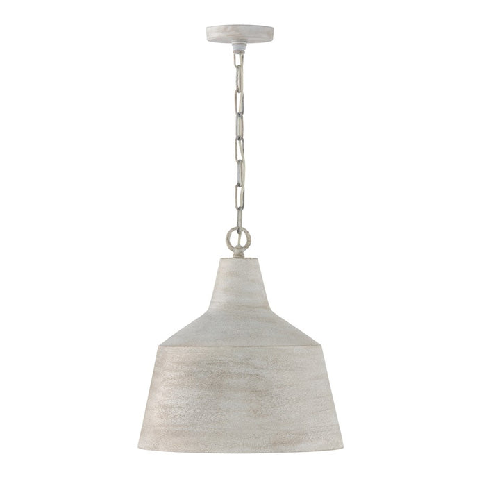 Capital Lighting Quarry 1Lt Pendant, Stucco/ - 335311SC